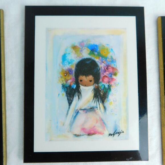 Ted De Grazia Laminated Lot of 5, The Love Plaque Vintage Southwest Art 5.5x7 - Picture 8 of 16